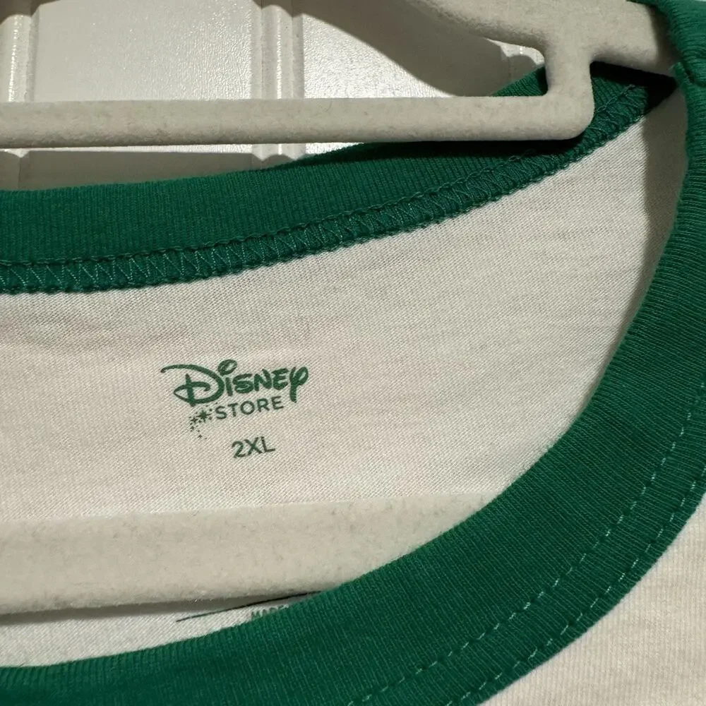 Disney Store Donald Duck Christmas Raglan Tee Shirt Mens 2X - Picture 3 of 5